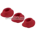 Набор насадок на симулятор орального секса для женщин Womanizer Premium, Classic (Size S), красный - Фото №1