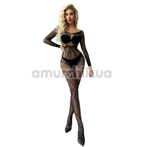 Комбінезон Star Night Forest Net Bodystocking, чорний