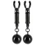 Затискачі для сосків Heavy Balls Nipple Clamps, чорні - Фото №1