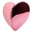 Клиторальный вибратор с пульсацией Loveline Tapping Heart Vibrator, розовый - Фото №2