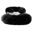 Наручники Fetish Pleasure Fluffy Handcuffs, чорні - Фото №5