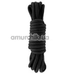 Веревка sLash Bondage Rope Black 5м, черная - Фото №1