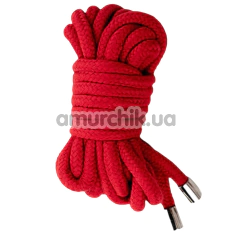 Мотузка Fantasy Fetish Bondage Rope 5 м, червона - Фото №1