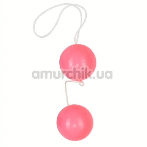 Вагінальні кульки Vibratone Unisex Duo Balls рожеві - Фото №1