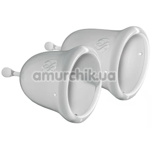 Набор из 2 менструальных чаш Jimmyjane Intimate Care Menstrual Cups, прозрачный