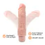 Вібратор Dr. Skin Silicone Dr. David 8, тілесний - Фото №5