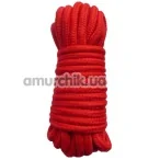 Веревка sLash Bondage Rope Red, красная - Фото №1