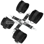 Фиксаторы для рук и ног DS Fetish Wrist & Ankle Restraint Set, черные - Фото №1