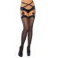 Панчохи Leg Avenue Stockings With Rhinestone Bow Backseam, чорні - Фото №2