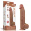 Фалоімітатор Sliding-Skin Dual Layer Dong 14, коричневий - Фото №12