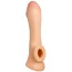 Насадка на пеніс Loveshop Pleasure Extender Cyberskin Penis Extension з гладеньким стовбуром, тілесна - Фото №1