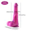 Фалоімітатор Morin Realistic Dildo, рожевий - Фото №5