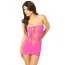 Сукня-сітка E-Z Street Cutout Mini Dress, рожева - Фото №1