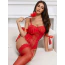 Боді Star Night Ribbon Body With Garters, червоне - Фото №12