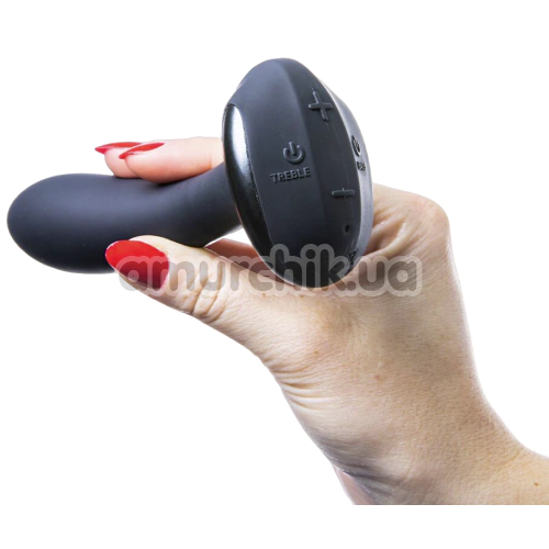 Анальна пробка з вібрацією Kiiroo Hot Octopuss Plex With Flex, чорна