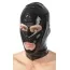 Латексна маска Latex Kopfmaske, чорна - Фото №3
