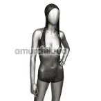Боди Radiance Hooded Deep V Body Suit, черное - Фото №1