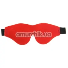 Маска на глаза Sportsheets Flirt Soft Blindfold красная - Фото №1