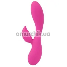 Вібратор UltraZone Lyla 6X Rabbit Style Silicone Vibrator, рожевий - Фото №1