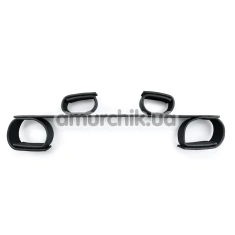 Фіксатори для рук і ніг Easy Toys Wrist And Ankle Bondage Bar, чорні - Фото №1