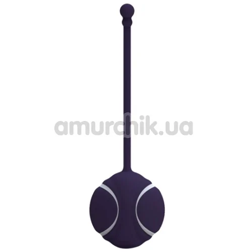 Вагінальна кулька Odeco O-Ball Single, фіолетова - Фото №1