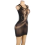 Сукня Star Night Sexy Sparkle Glitter Rhinestone Fishnet Dress, чорна - Фото №6