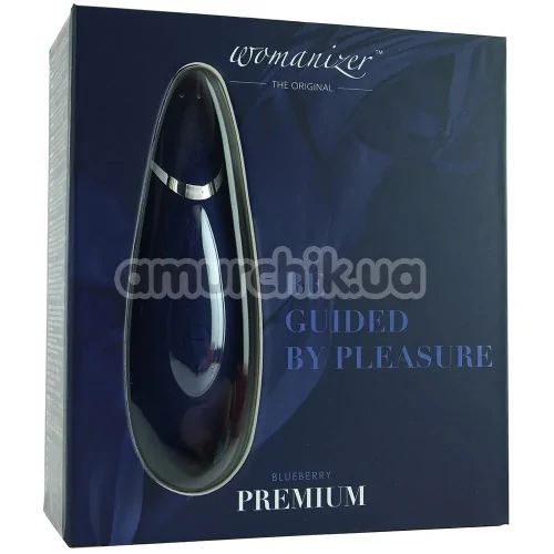 Симулятор орального сексу для жінок Womanizer Premium, синій