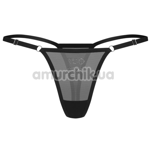 Трусики-стринги Obsessive Violami Too Sexy, черные