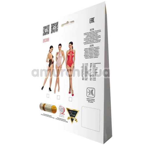 Боді Passion Free Your Senses Erotic Line BS088, біле