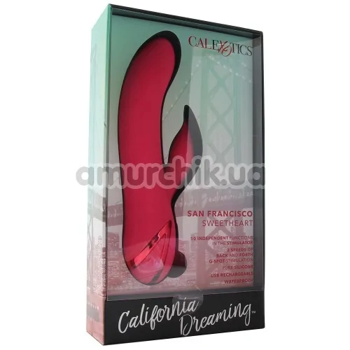 Вібратор California Dreaming San Francisco Sweetheart, рожевий