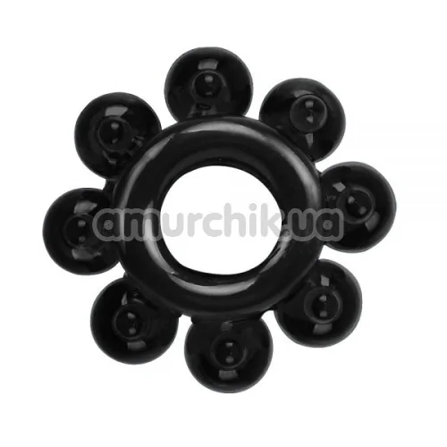 Набір з 4 ерекційних кілець Get Lock Cock Rings Set, чорний