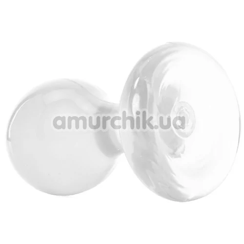 Анальная пробка Luna Balls Medium, прозрачная
