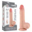 Фаллоимитатор Sliding-Skin Dual Layer Dong 8 с мошонкой, телесный - Фото №15