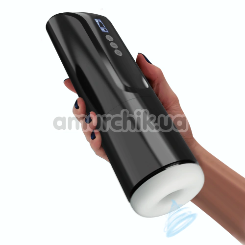 Мастурбатор з вібрацією і всмоктуванням Pretty Love Larissa, чорний