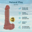 Фаллоимитатор Natural Play Silicone Dildo D2, телесный - Фото №8