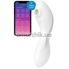 Симулятор орального сексу для жінок з вібрацією Satisfyer Curvy Trinity 5+, білий - Фото №1