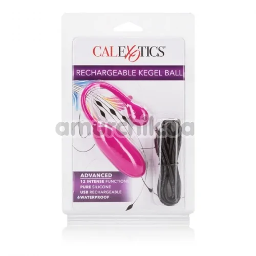 Виброяйцо Rechargeable Kegel Ball, розовое