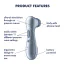 Симулятор орального секса для женщин Satisfyer Pro 2 Generation 2 Battery Powered, голубой - Фото №7