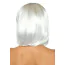 Парик Leg Avenue Pearl Short Natural Bob Wig - светящийся в темноте, белый - Фото №2