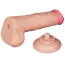 Фалоімітатор Sliding-Skin Dual Layer Dong 8 з маленькою мошонкою, тілесний - Фото №4