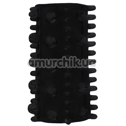 Набір з 7 насадок на пеніс Get Lock Penis Sleeve Kits, чорний