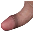 Вібратор Lovetoy Real Softee 11 Platinum Silicone, коричневий - Фото №5