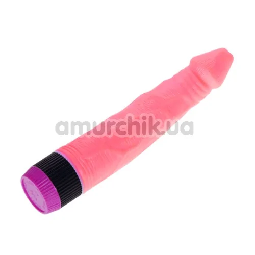 Вибратор Adour Club 8.9 со складками, розовый