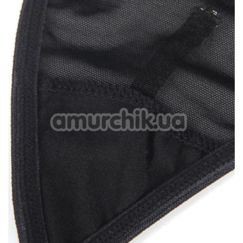 Трусики-стринги Star Night Rhinestone Panties With Crystals, черные
