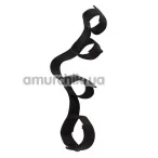 Фиксаторы для рук и ног Behave Luxury Fetish Kinky Spreader Restraints, черные - Фото №1
