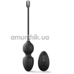 Вагінальні кульки з вібрацією Dorcel Love Balls, чорні - Фото №1
