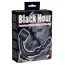 Віброкільце з анальної ланцюжком Black Hour, чорне - Фото №4