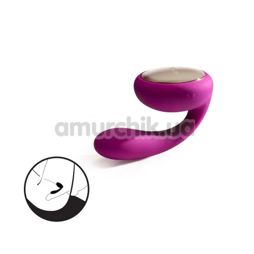 Вибратор Lelo Tara Deep Rose (Лело Тара), фиолетовый