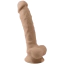 Вібратор Silexd Premium Silicone Dildo Model 1 Size 8 LRS, тілесний - Фото №3