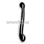 Двокінцевий фалоімітатор Unbendable Elegant Seven Metal Dildo, срібний - Фото №1